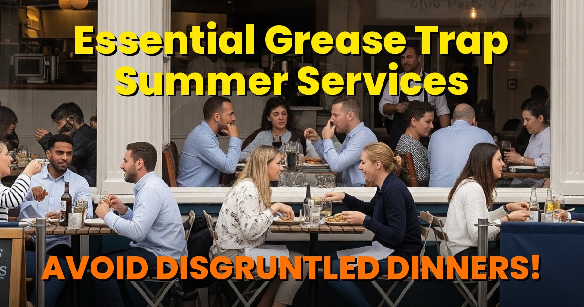 Grease Traps in Commercial Kitchens – Essential Summer Services