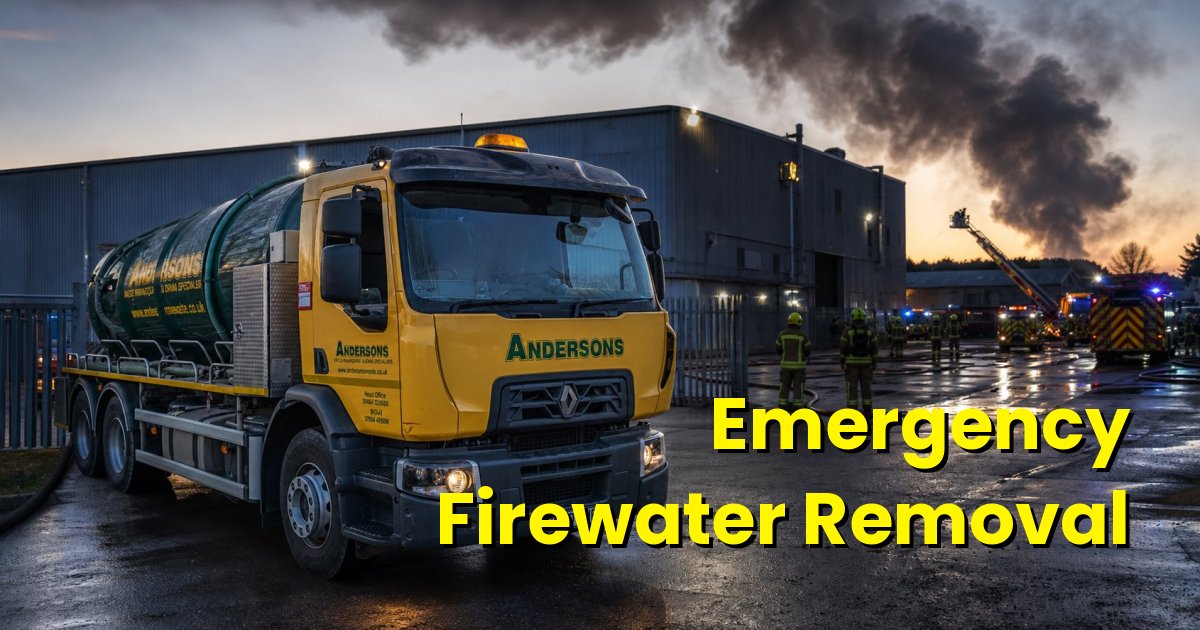 Emergency Firewater & Contaminated Waste Removal Following Major Fires